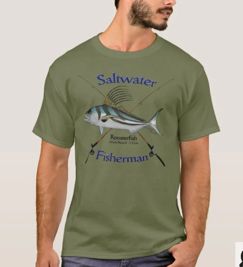 Roosterfish Saltwater Fisherman Fishing Angler Gift T-Shirt. Summer Cotton Short Sleeve O-Neck Mens T Shirt New S-3XL
Roosterfish Saltwater Fisherman Fishing Angler Gift T-Shirt. Summer Cotton Short Sleeve O-Neck Mens T Shirt New S-3XL