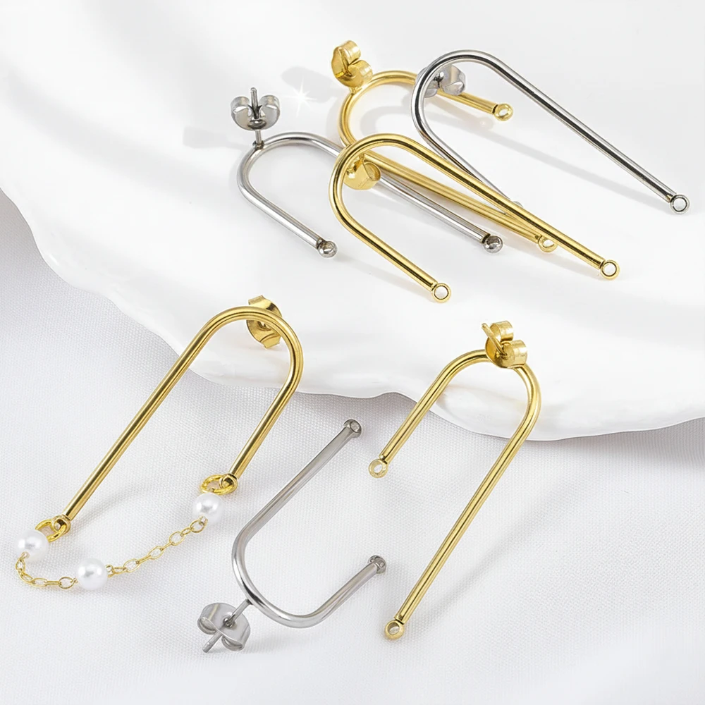 5Pair Stainless Steel Ear Wire Long Stick Post Hooks Earplug Connector Tassel DIY Jewelry Handmade Earrings Accessories Findings
5Pair Stainless Steel Ear Wire Long Stick Post Hooks Earplug Connector Tassel DIY Jewelry Handmade Earrings Accessories Findings