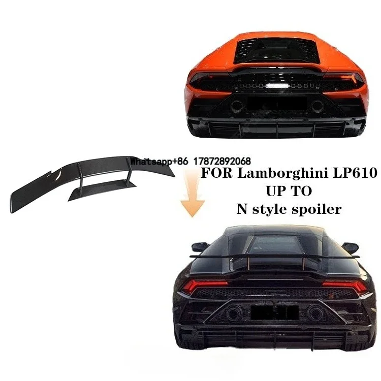 Cars Accessories Spoiler N Style for LP610 EVO Rear Spoiler Carbon Fiber Car Parts
Cars Accessories Spoiler N Style for LP610 EVO Rear Spoiler Carbon Fiber Car Parts