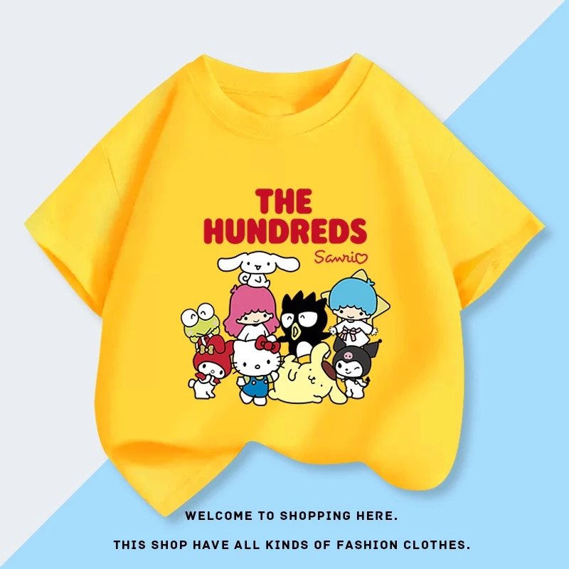 Sanrio Family Grand Gathering Cartoon Printed Children's T-shirt 2026 Summer New Cotton Breathable Round Neck Parent Child Wear
Sanrio Family Grand Gathering Cartoon Printed Children's T-shirt 2026 Summer New Cotton Breathable Round Neck Parent Child Wear