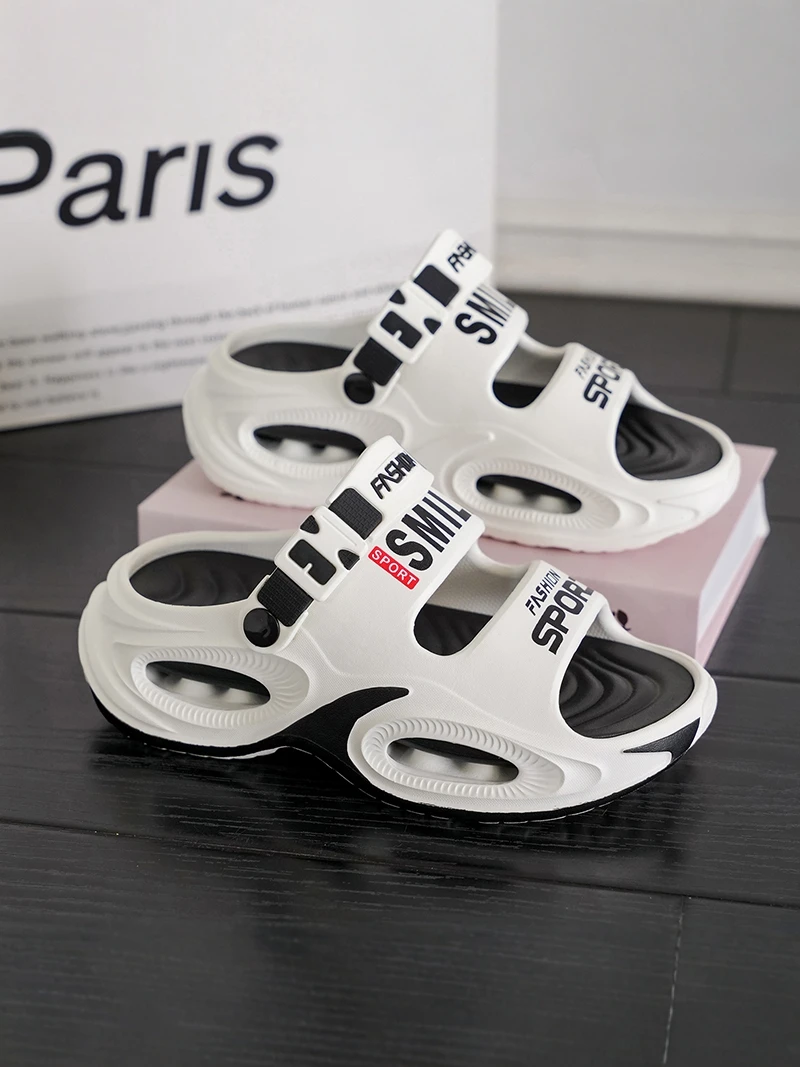 Men's Summer Casual Sports Sandals Beach Thong Slippers Anti-Slip Two-Way Wear Thick Bottom Heightening Leisure Sandals
Men's Summer Casual Sports Sandals Beach Thong Slippers Anti-Slip Two-Way Wear Thick Bottom Heightening Leisure Sandals