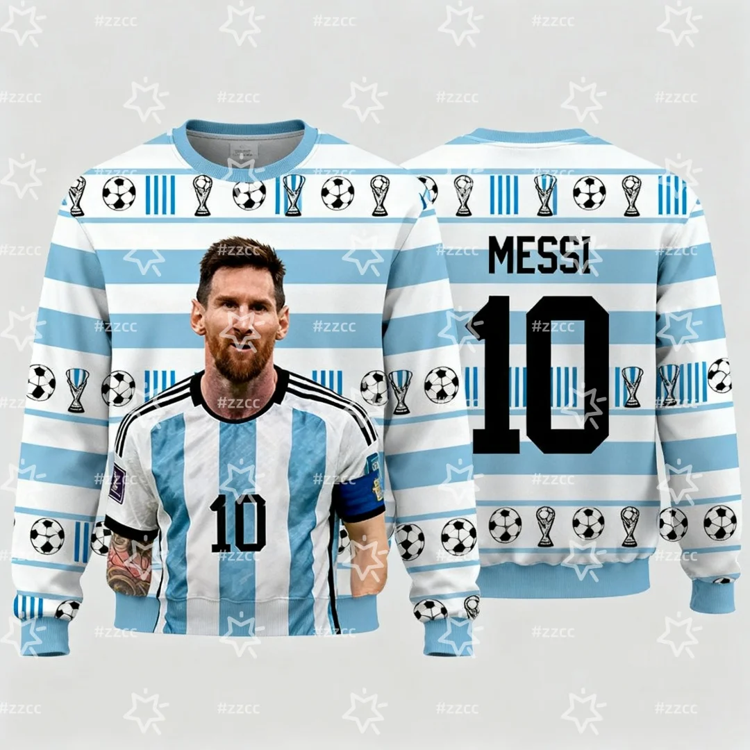 Christmas Messi graphic Sweatshirts Gifts for Messi fans 3D Print Autumn Y2K Children's Hoodies Men's And Women's Sweatshirts
Christmas Messi graphic Sweatshirts Gifts for Messi fans 3D Print Autumn Y2K Children's Hoodies Men's And Women's Sweatshirts
