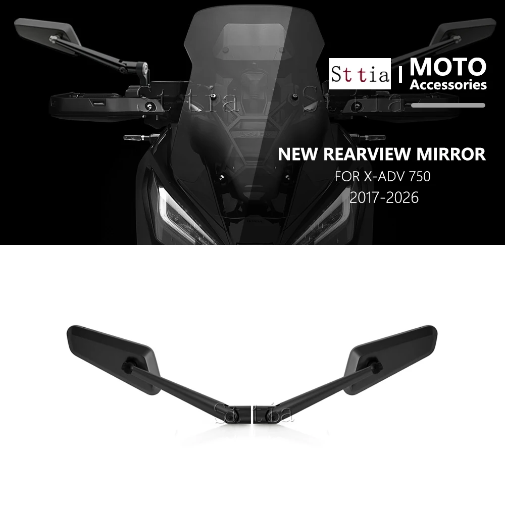 For Honda X-ADV750 XADV750 XADV 750 2017-2026 Motorcycle Accessories Rotatable Aluminum Alloy Stealth Rearview Mirrors Wing
For Honda X-ADV750 XADV750 XADV 750 2017-2026 Motorcycle Accessories Rotatable Aluminum Alloy Stealth Rearview Mirrors Wing