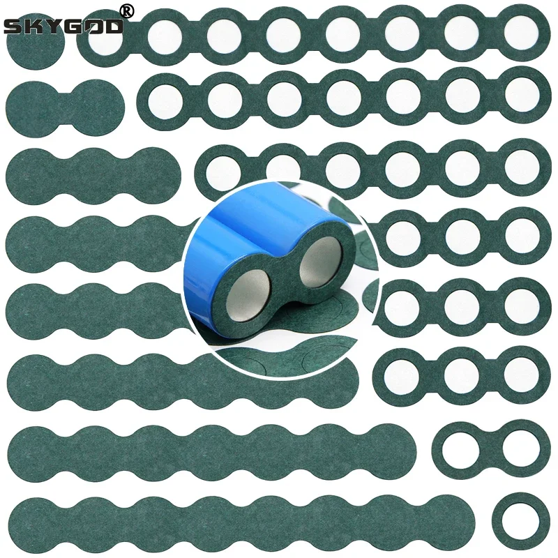 18650 21700 Battery Insulation Gasket Li-ion Pack 25~1000pcs 1S-8S Cell Barley Adhesive Paper Glue Fish Electrode Insulated Pads
18650 21700 Battery Insulation Gasket Li-ion Pack 25~1000pcs 1S-8S Cell Barley Adhesive Paper Glue Fish Electrode Insulated Pads