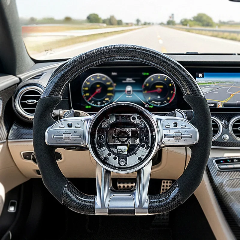 For Mercedes Benz AMG W205 W166 W177 W204 W217 W222 C63 E63 S63 G63 CLS GT Custom Sports Carbon Fiber Steering Wheel
For Mercedes Benz AMG W205 W166 W177 W204 W217 W222 C63 E63 S63 G63 CLS GT Custom Sports Carbon Fiber Steering Wheel