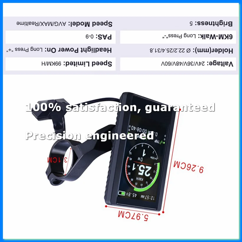 New Colorful Screen Display P850C Speedometer with 9-Level Assist for Electric Bicycle BBS01B BBS02B-A31R
New Colorful Screen Display P850C Speedometer with 9-Level Assist for Electric Bicycle BBS01B BBS02B-A31R
