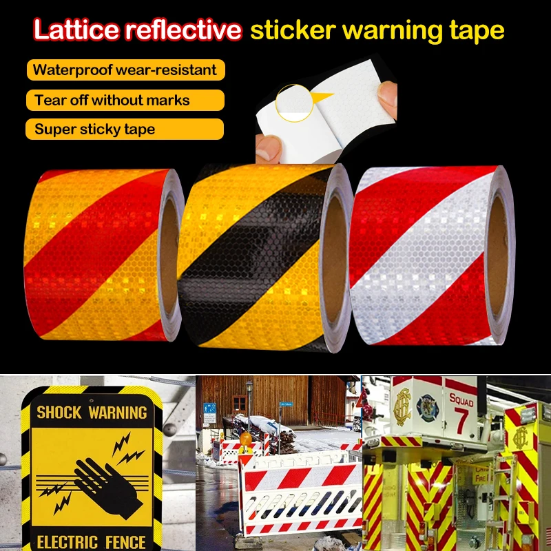 10CM*1/3M Lattice Twill Reflective Sticker Highlight Reflective Tape Waterproof Safety Warning Reflector Truck Trailer Sticker
10CM*1/3M Lattice Twill Reflective Sticker Highlight Reflective Tape Waterproof Safety Warning Reflector Truck Trailer Sticker
