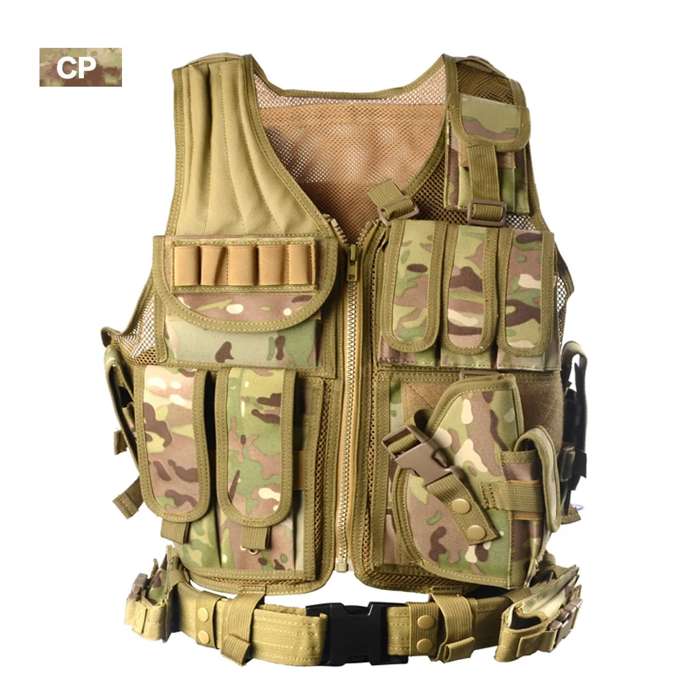 Fishing 600D YAKEDA Black Mesh Tactical Vest, Breathable Combat Vest With Pouches For Airsoft CS Hunting
Fishing 600D YAKEDA Black Mesh Tactical Vest, Breathable Combat Vest With Pouches For Airsoft CS Hunting