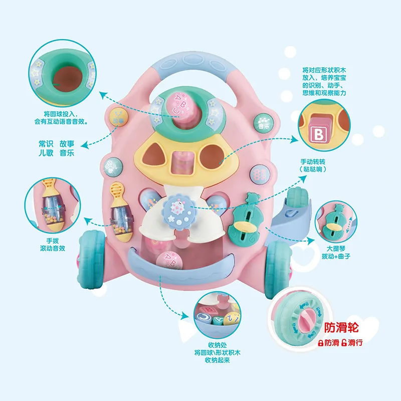 Educational Push Walker Toy for 18 Months Baby
Educational Push Walker Toy for 18 Months Baby