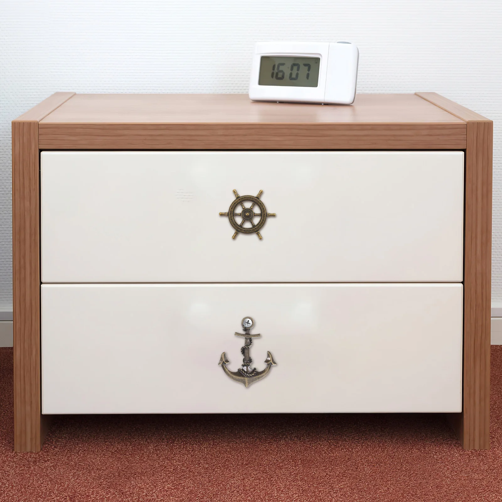 4pcs Ship Wheel Anchor Drawer Pulls Retro Nautical Cabinet Handles Vintage Metal Hardware For Cabinets Drawers Furniture Decor
4pcs Ship Wheel Anchor Drawer Pulls Retro Nautical Cabinet Handles Vintage Metal Hardware For Cabinets Drawers Furniture Decor
