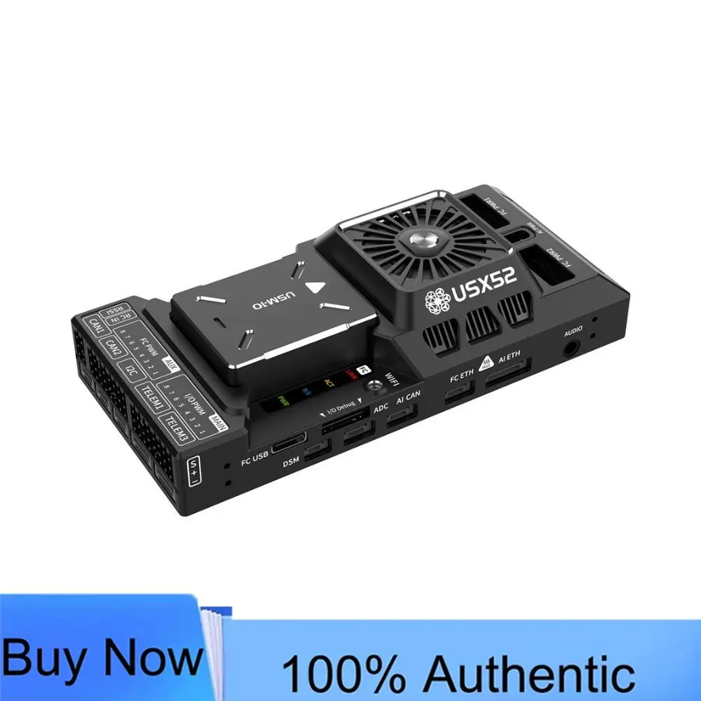 UTMSYS USX52 Compute Flight Controller Pixhawk 6X X5 AI Chip 10TOPS BPU PX4 ArduPilot FC for Fixed Wing Multirotor Drone
UTMSYS USX52 Compute Flight Controller Pixhawk 6X X5 AI Chip 10TOPS BPU PX4 ArduPilot FC for Fixed Wing Multirotor Drone
