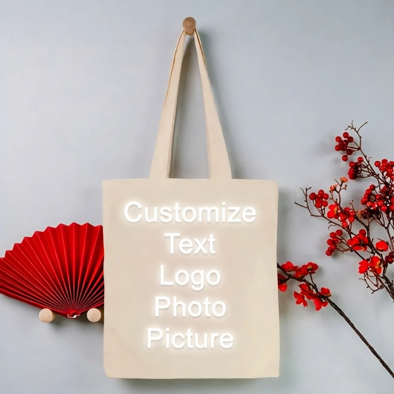 Custom Printed Canvas Tote Bag Fashion Personalized DIY Logo Shoulder Bag Reusable Shopping Handbag for Women Original Design
Custom Printed Canvas Tote Bag Fashion Personalized DIY Logo Shoulder Bag Reusable Shopping Handbag for Women Original Design