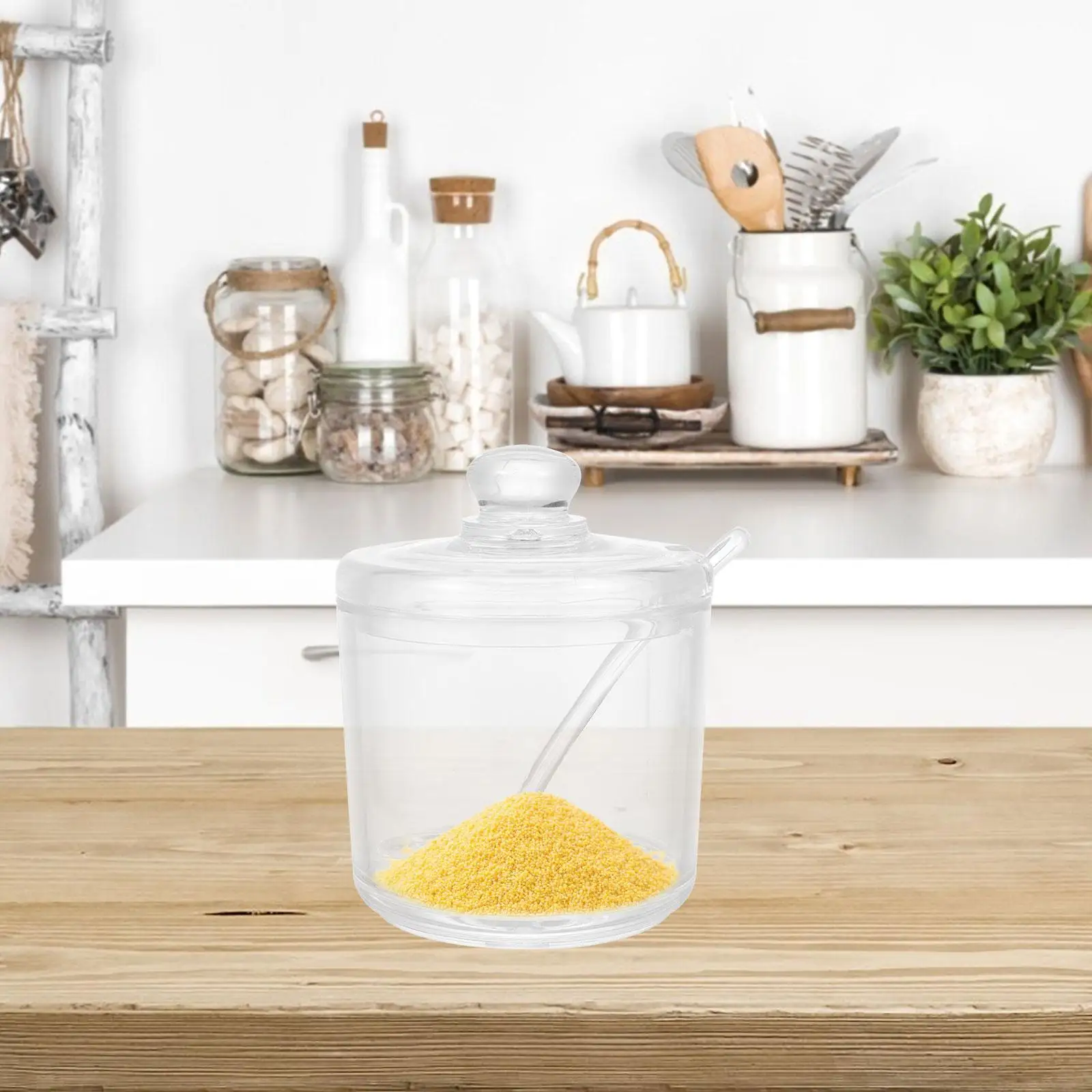 Classic Sugar Bowl Acrylic Seasoning Containers Clear Modern Kitchen Restaurant Tableware Condiment Set Storage Jar
Classic Sugar Bowl Acrylic Seasoning Containers Clear Modern Kitchen Restaurant Tableware Condiment Set Storage Jar