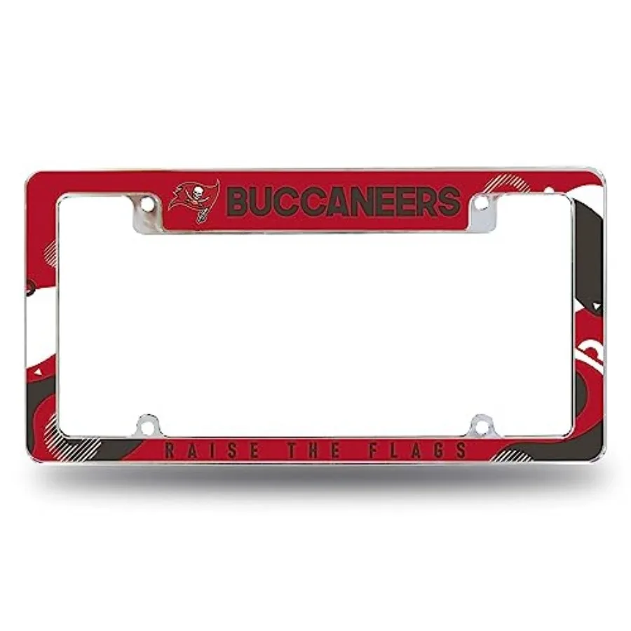 NFL Football Wave 12" x 6" Chrome All Over Automotive License Plate Frame for Car/Truck/SUV
NFL Football Wave 12" x 6" Chrome All Over Automotive License Plate Frame for Car/Truck/SUV