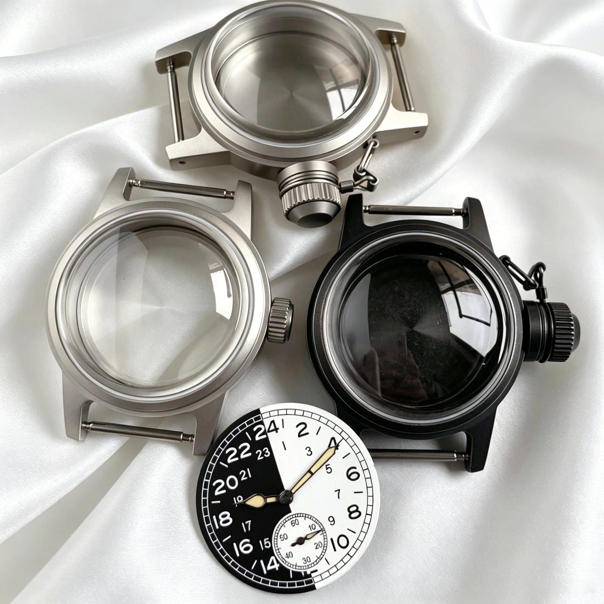 Tandorio New 36mm World War II Military For Frogman Watch Case Sapphire Glass ST1701 Vintage Stainless Steel Diver Watch Case
Tandorio New 36mm World War II Military For Frogman Watch Case Sapphire Glass ST1701 Vintage Stainless Steel Diver Watch Case