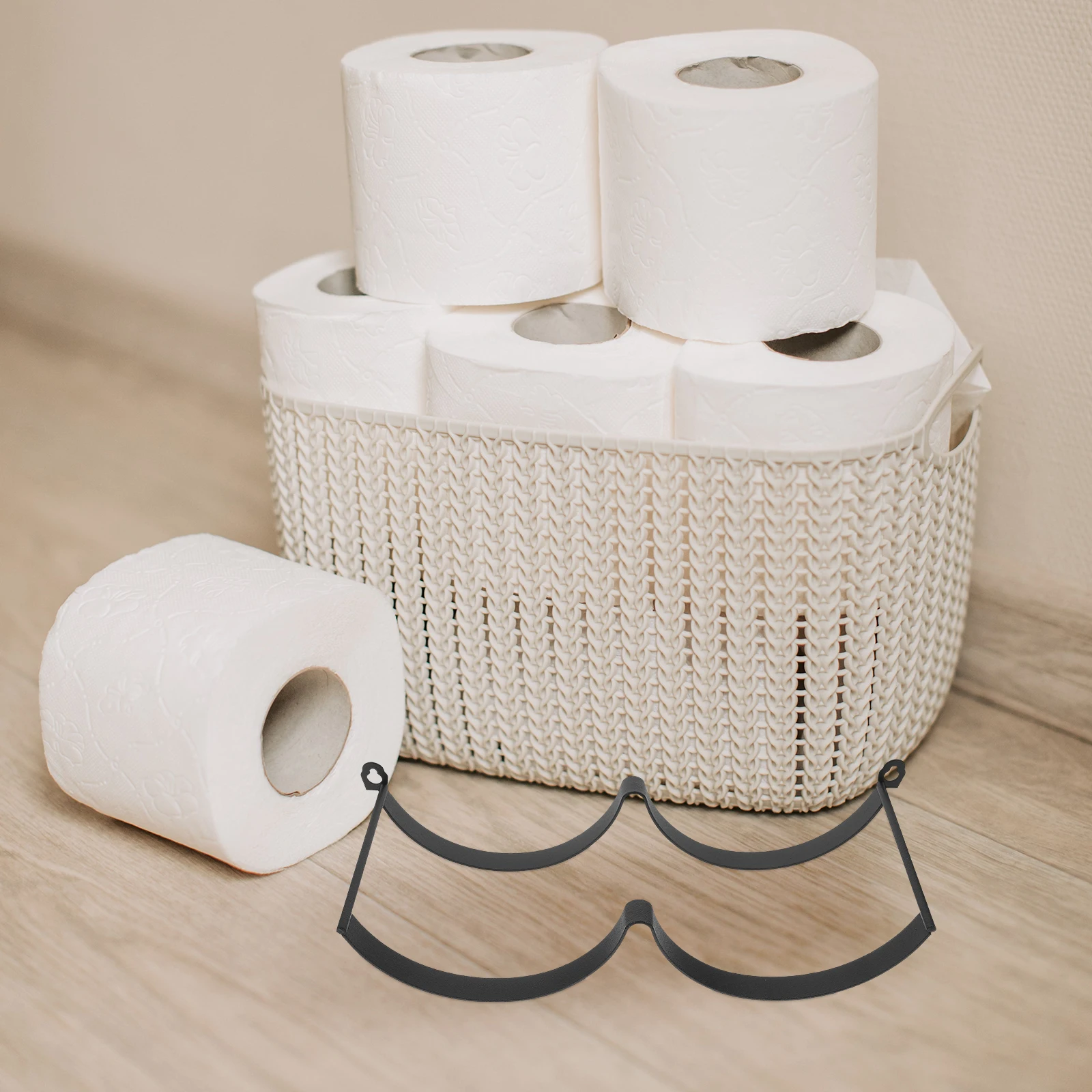 4Pcs Roll Paper Holder Wall Mounted Bathroom Toilet Paper Rack Stylish Tissue Dispenser for Home Kitchen Use Metal Construction
4Pcs Roll Paper Holder Wall Mounted Bathroom Toilet Paper Rack Stylish Tissue Dispenser for Home Kitchen Use Metal Construction