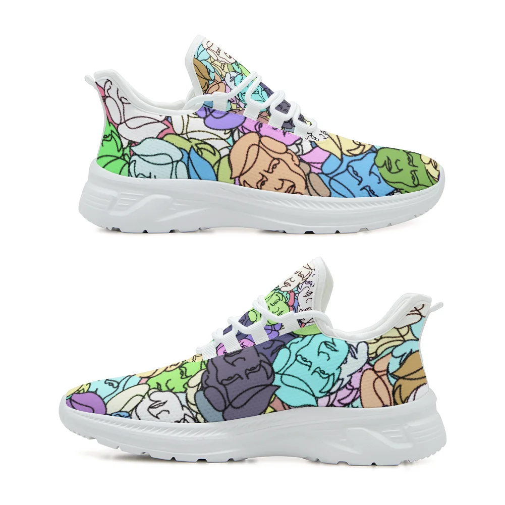 Cartoon character print casual sneakers, stylish mesh shoes, breathable and lightweight men's and women's athletic shoes
Cartoon character print casual sneakers, stylish mesh shoes, breathable and lightweight men's and women's athletic shoes