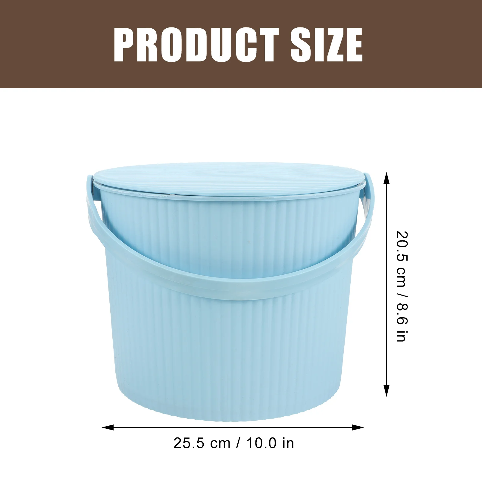Storage Bucket With Lid Round Plastic Tub For Organizer Household Storage Basket Clutter Proof Laundry Room Bin
Storage Bucket With Lid Round Plastic Tub For Organizer Household Storage Basket Clutter Proof Laundry Room Bin
