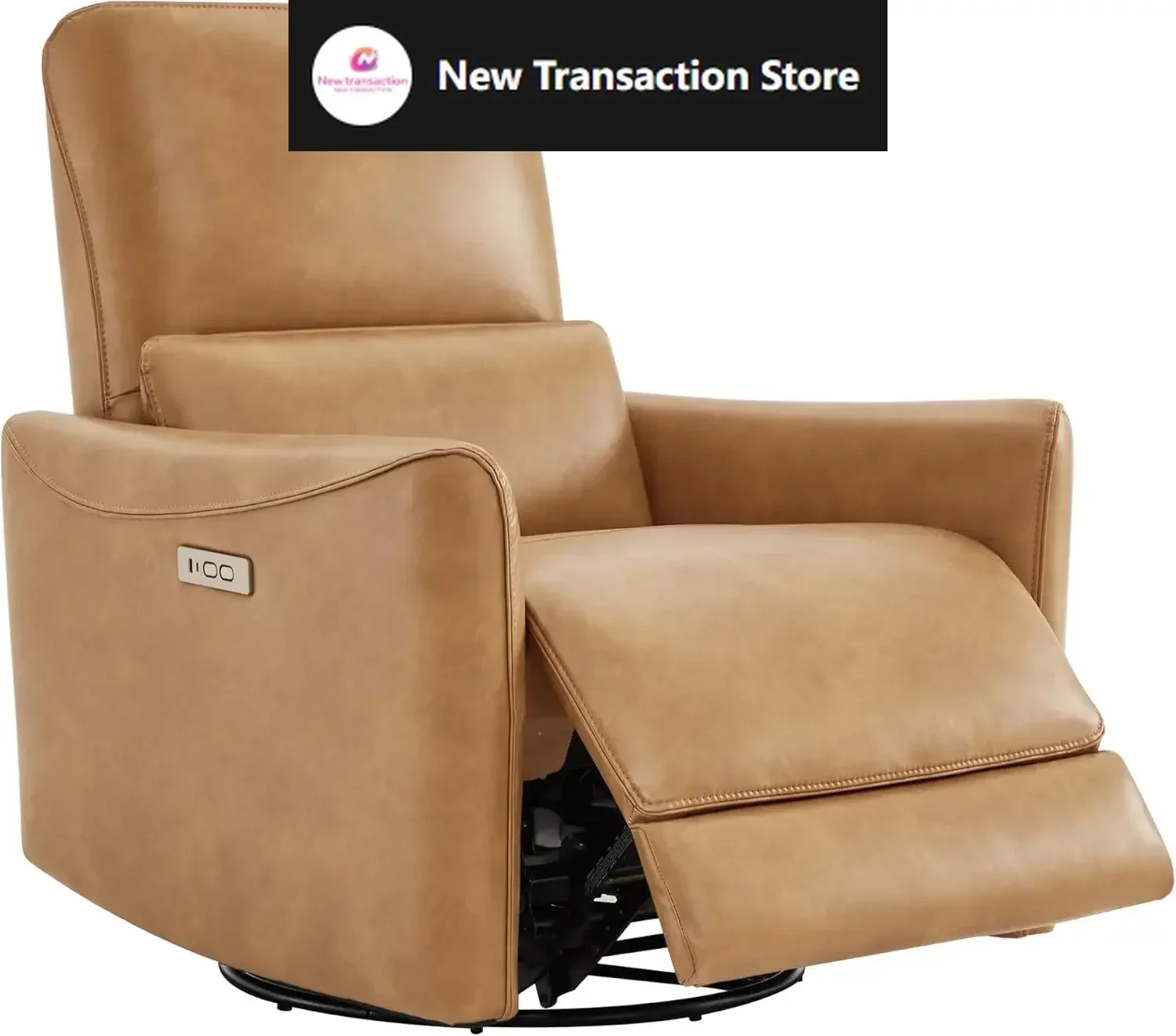 Power Recliner Chair Swivel Glider, FSC Certified Upholstered Faux Leather Living Room Nursery Reclining Sofa Chair
Power Recliner Chair Swivel Glider, FSC Certified Upholstered Faux Leather Living Room Nursery Reclining Sofa Chair