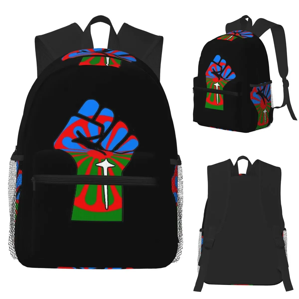 Gypsy Flag Romani People Student Backpack School Bag Hiking Travel Daypack for Men Women Fashion Bookbag Shoulder Bags
Gypsy Flag Romani People Student Backpack School Bag Hiking Travel Daypack for Men Women Fashion Bookbag Shoulder Bags