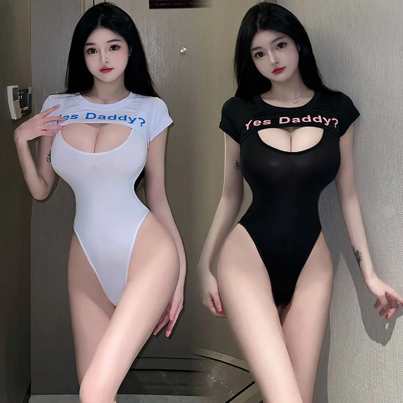 Yes Daddy Sexy Jumpsuit Anime Cosplay Japanese School Student Sweet Cute Uniform Temptation Hollow Out Lingerie Swimsuit
Yes Daddy Sexy Jumpsuit Anime Cosplay Japanese School Student Sweet Cute Uniform Temptation Hollow Out Lingerie Swimsuit