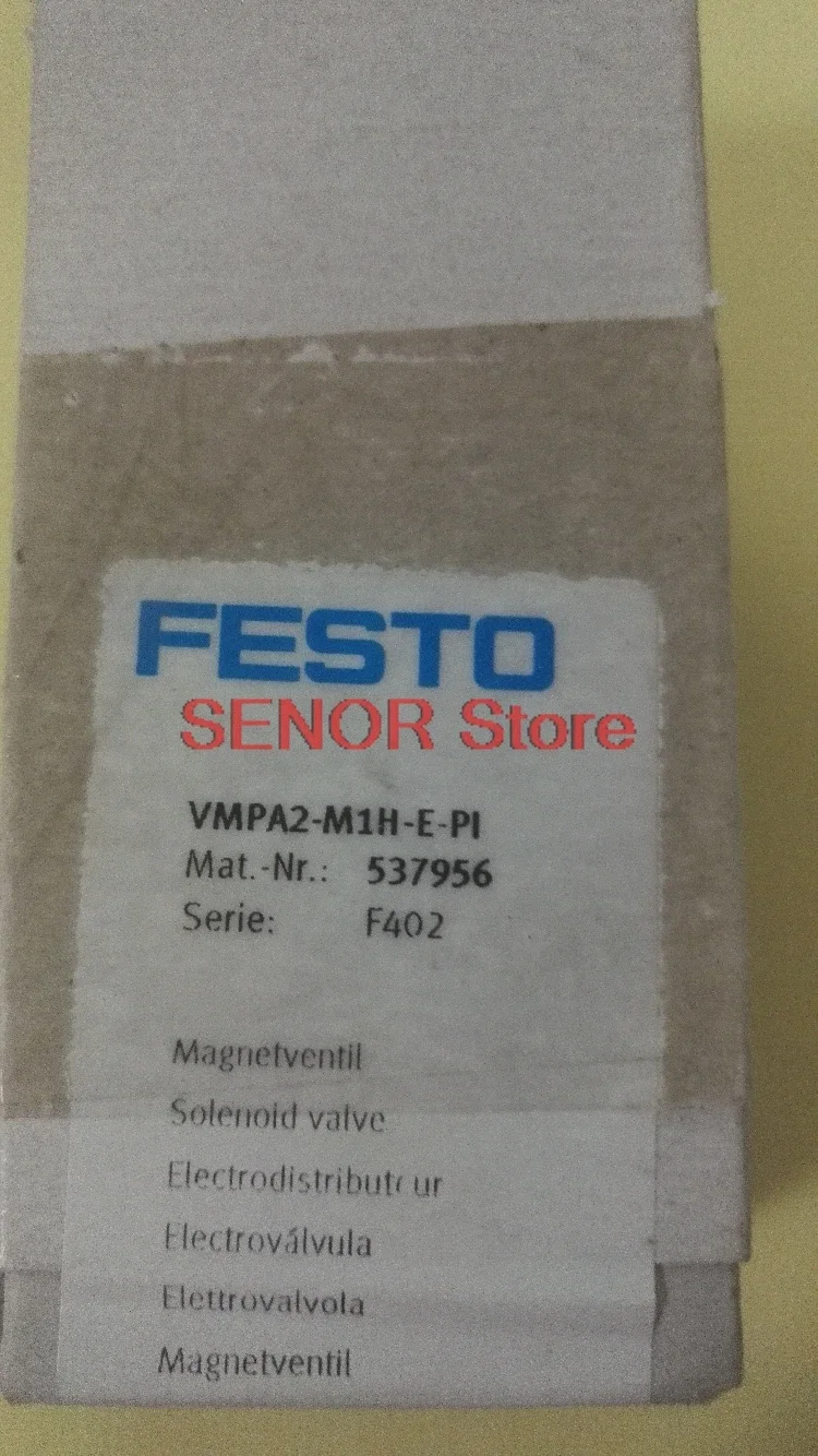 New original solenoid valve VMPA2-M1H-E-PI 537956
New original solenoid valve VMPA2-M1H-E-PI 537956