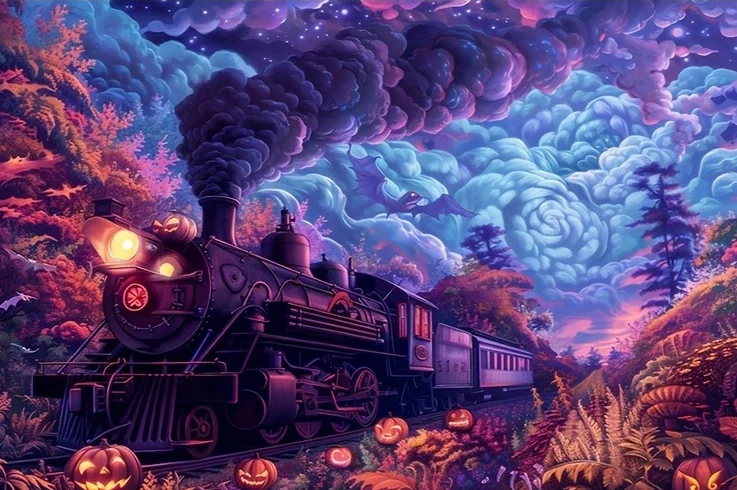 Fantasy Train Wooden Puzzle 300/500/1000pcs Creative Hand Decorated Fun To Explore Jigsaw Puzzles Toy Easter Halloween Gift
Fantasy Train Wooden Puzzle 300/500/1000pcs Creative Hand Decorated Fun To Explore Jigsaw Puzzles Toy Easter Halloween Gift
