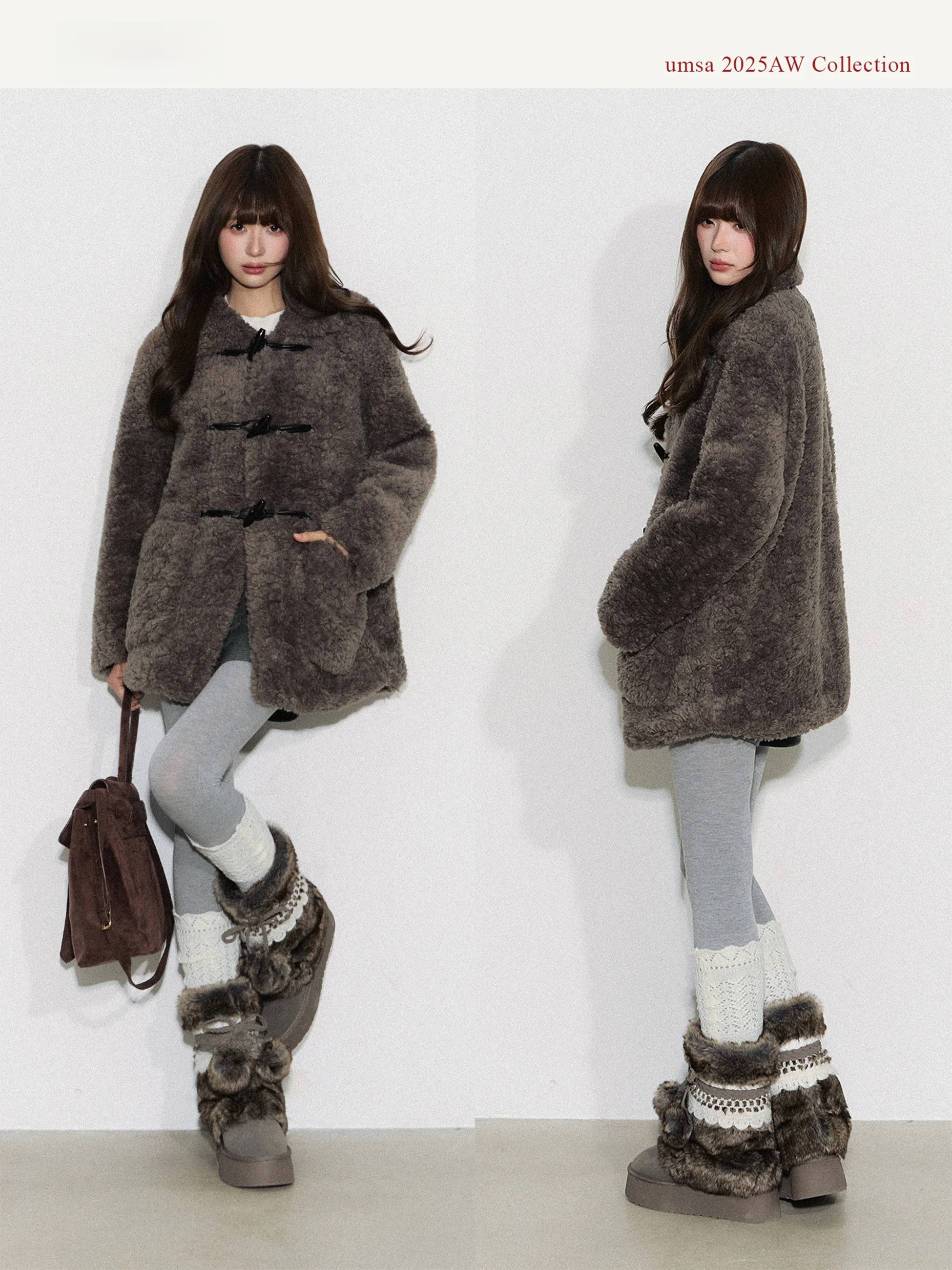 UMSA Casual Oversized Woolen Jaet with Button Collar Commute Warm Mid-Length Plu Outerwear for Women Winter Season
UMSA Casual Oversized Woolen Jaet with Button Collar Commute Warm Mid-Length Plu Outerwear for Women Winter Season