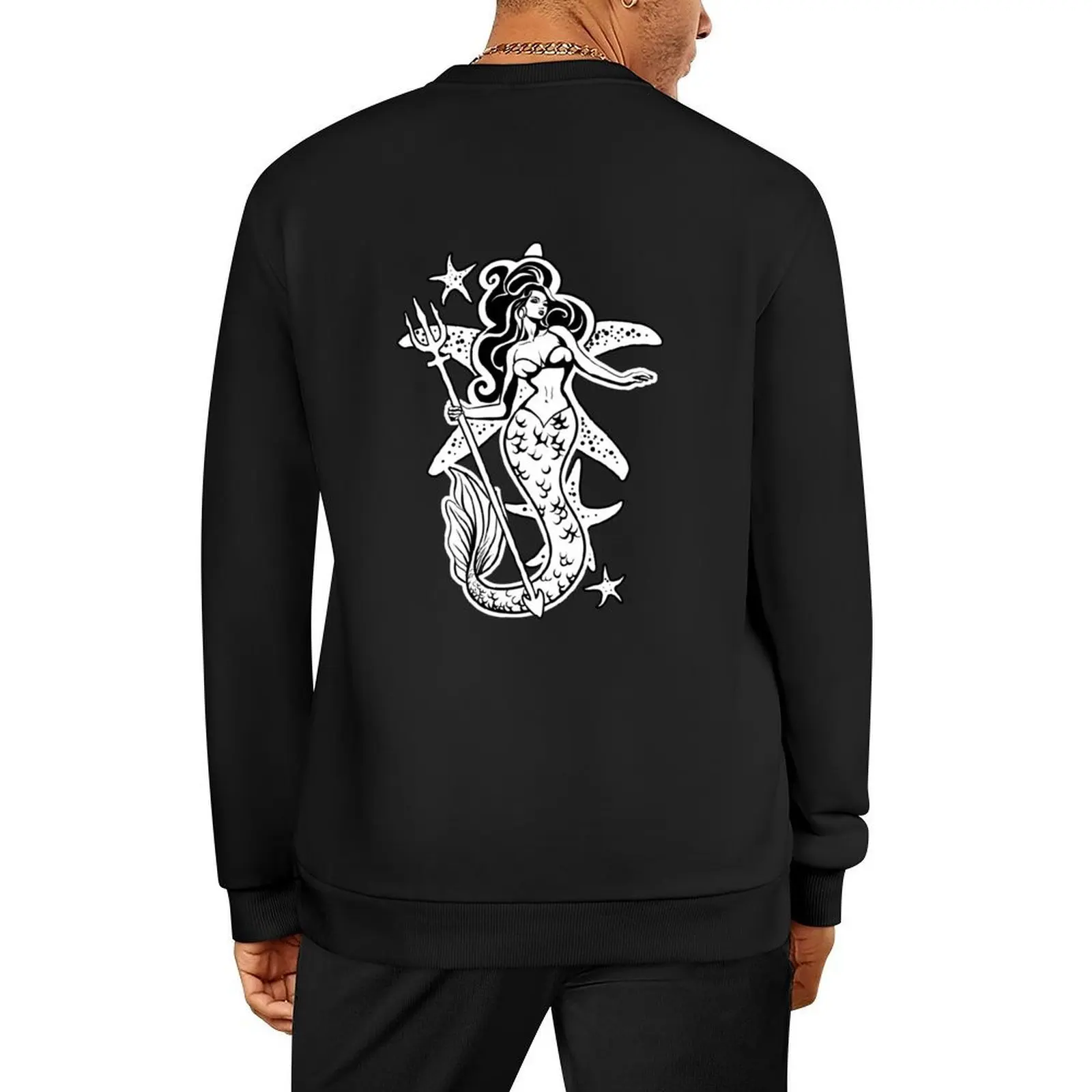 Black And White Retro 50s Pin-Up Mermaid Pullover men wear male clothes tracksuits men's winter sweater hooded sweatshirts
Black And White Retro 50s Pin-Up Mermaid Pullover men wear male clothes tracksuits men's winter sweater hooded sweatshirts