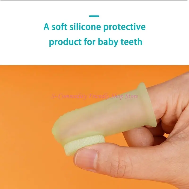 85AE Cleaning Massager Silicone Infant Finger Toothbrush Gentle Teeth Cleaning Soft Brush For Newborns
85AE Cleaning Massager Silicone Infant Finger Toothbrush Gentle Teeth Cleaning Soft Brush For Newborns