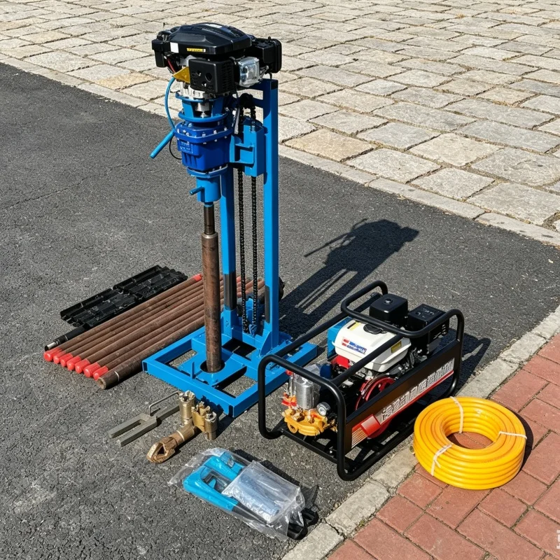 Customized Multifunctional high-quality small water well drilling rig, well-received drilling equipment online
Customized Multifunctional high-quality small water well drilling rig, well-received drilling equipment online