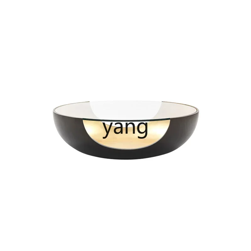 LH simple round transparent coffee table bowl-shaped glass countertop creative small table
LH simple round transparent coffee table bowl-shaped glass countertop creative small table