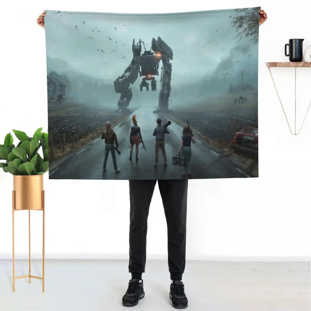 robot gedeg Throw Blanket Cozy Throw Blanket for Bed Sofa Chair
robot gedeg Throw Blanket Cozy Throw Blanket for Bed Sofa Chair