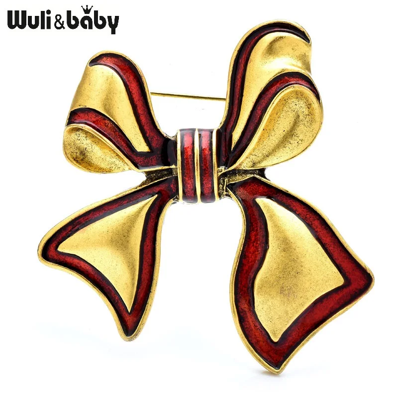 Wuli&baby Classical New Design Bowknot Brooches For Women 2-color Enamel Knot Office Party Brooch Pins Gifts
Wuli&baby Classical New Design Bowknot Brooches For Women 2-color Enamel Knot Office Party Brooch Pins Gifts