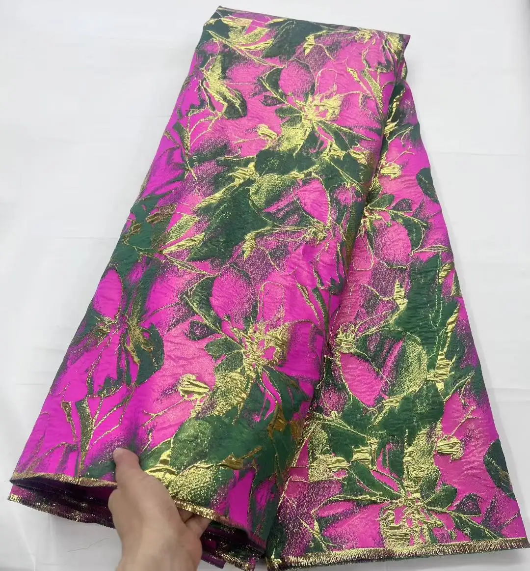 2025 Luxury High Quality African Organza Brocade Lace Fabric 5 Yards French Lace Party Gown Dress Nigerian Jacquard Lace Sewing
2025 Luxury High Quality African Organza Brocade Lace Fabric 5 Yards French Lace Party Gown Dress Nigerian Jacquard Lace Sewing