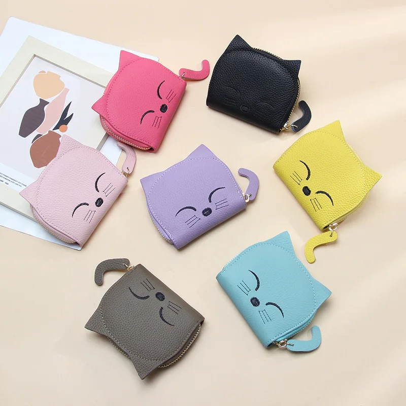 New Cute Cat Cow Leather Women's Card bag Kitty Wallet For Women Coin Purse storage Holder Pocket
New Cute Cat Cow Leather Women's Card bag Kitty Wallet For Women Coin Purse storage Holder Pocket
