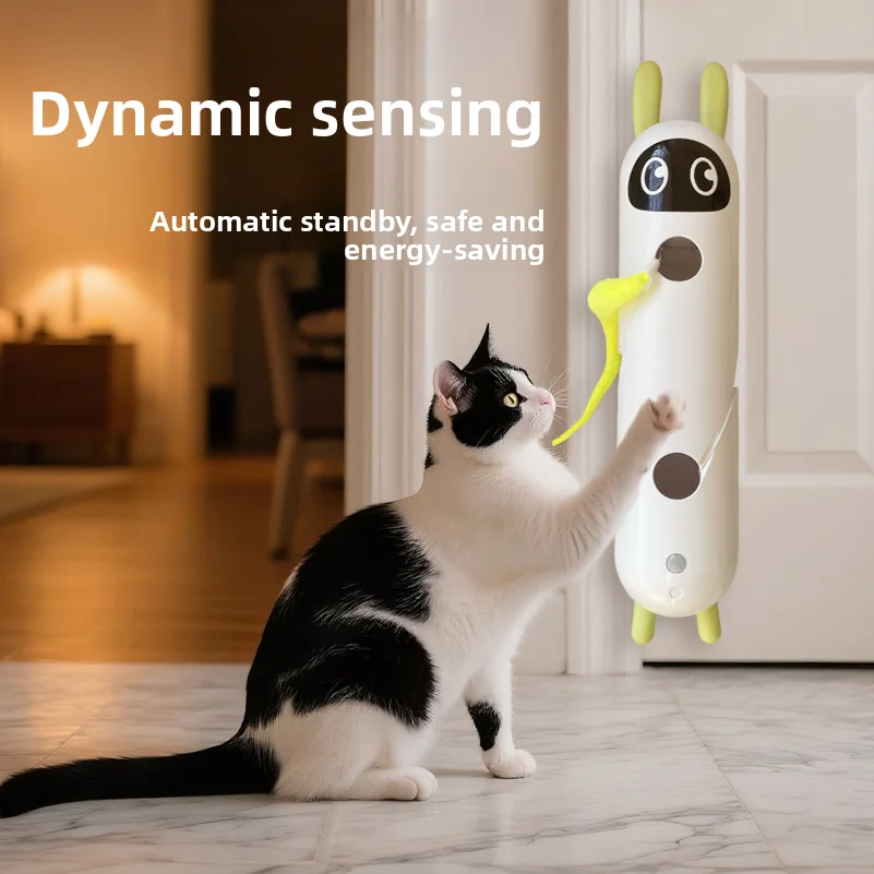 Rechargeable Interactive Cat Toy: Motion-Activated Worm with Tail, Automatically Pops Out of the Hole for Fun Cat Teasing
Rechargeable Interactive Cat Toy: Motion-Activated Worm with Tail, Automatically Pops Out of the Hole for Fun Cat Teasing