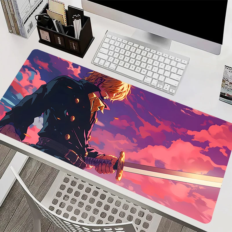 Mouse Pad PC Accessories Keyboard Pad One Piece Sanji Office Desk Mat Anti Slip Mousepad Rubber Tablet Pad Gaming Extended Pad
Mouse Pad PC Accessories Keyboard Pad One Piece Sanji Office Desk Mat Anti Slip Mousepad Rubber Tablet Pad Gaming Extended Pad