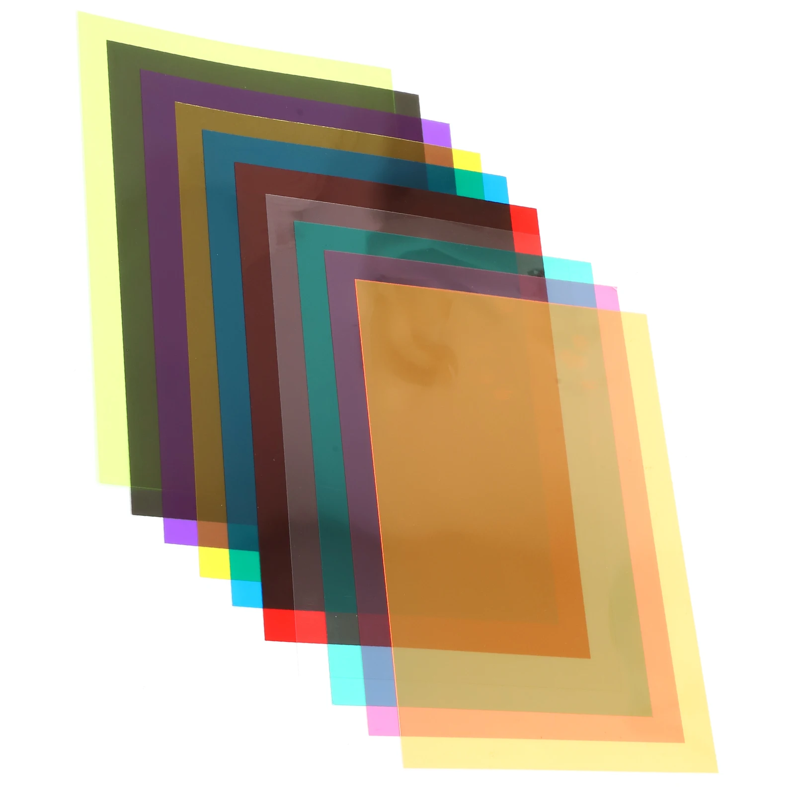 10pcs PVC Sheets 0.3x210x297mm Transparent Film for Lighting Photo Stage DJ Filters Dyslexia Overlays Coloured Gels
10pcs PVC Sheets 0.3x210x297mm Transparent Film for Lighting Photo Stage DJ Filters Dyslexia Overlays Coloured Gels