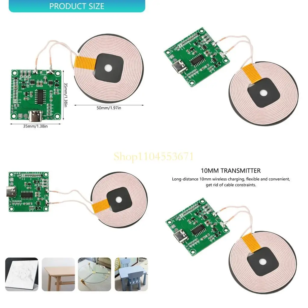 Best Seller Advanced 15W Wireless Charging PCB Module 10mm Transmitter Bedside Desk Solution
Best Seller Advanced 15W Wireless Charging PCB Module 10mm Transmitter Bedside Desk Solution