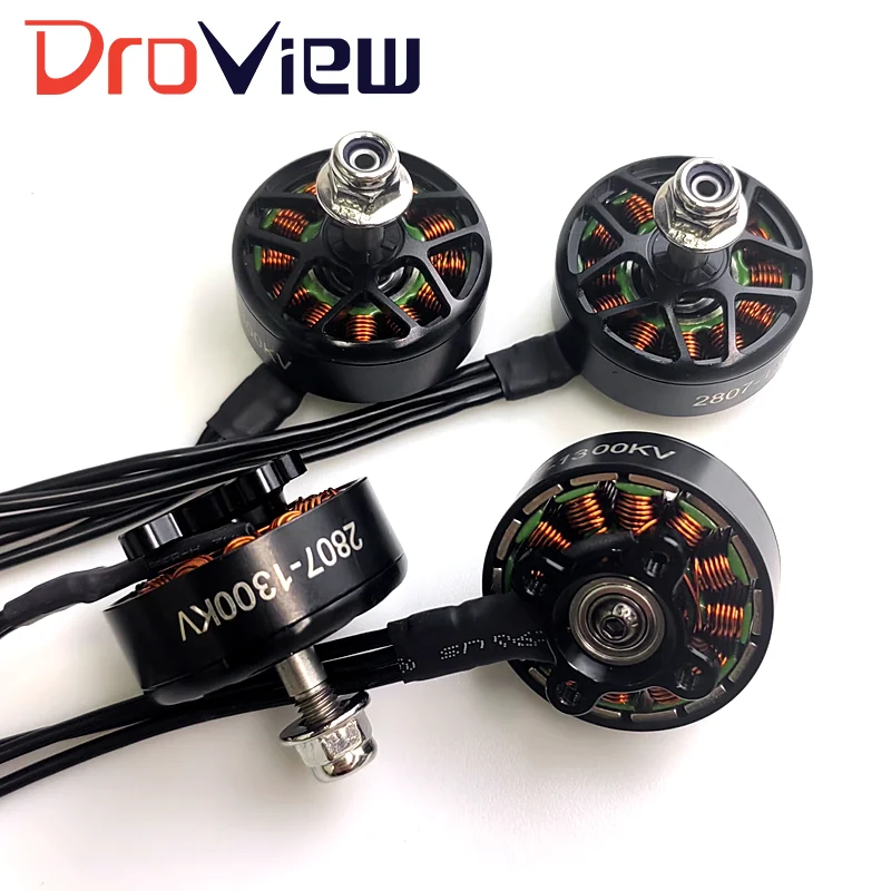 DroView 4Pcs 2807 1300KV 3-6S Brushless Motor for 7inch FPV Racing RC Drone Quadcopter Rc Parts DIY Accessories
DroView 4Pcs 2807 1300KV 3-6S Brushless Motor for 7inch FPV Racing RC Drone Quadcopter Rc Parts DIY Accessories