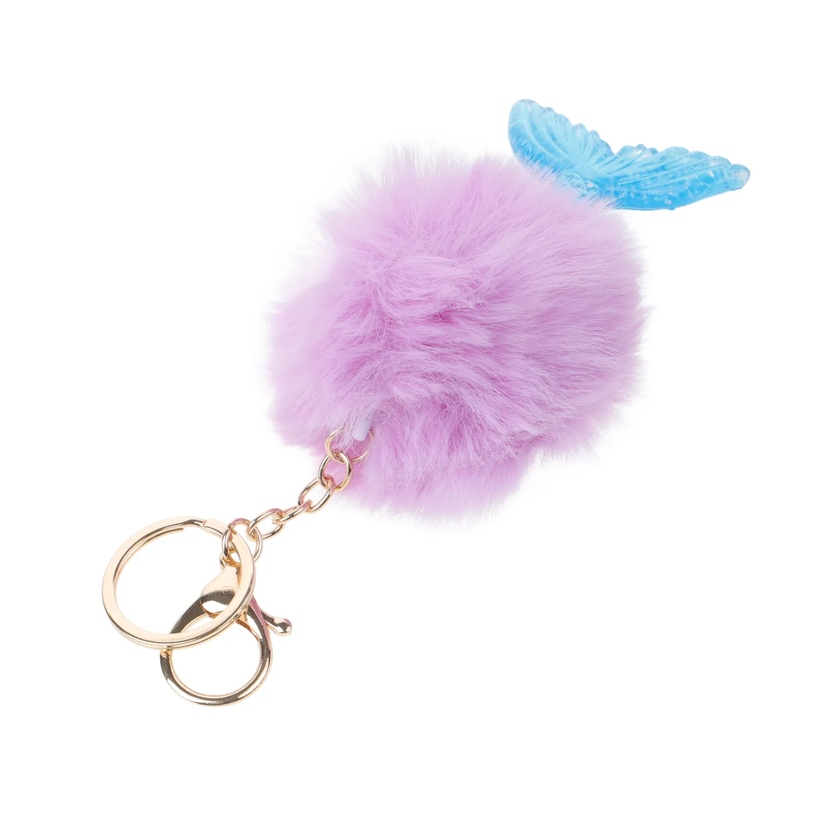 Beautiful Keychain Creative Mermaid Shape Purple Ball Accessory Perfect for Bag Car Keys Backpack Hanging Gift Keyring
Beautiful Keychain Creative Mermaid Shape Purple Ball Accessory Perfect for Bag Car Keys Backpack Hanging Gift Keyring