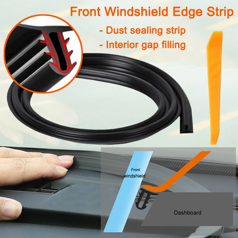 Vehicle Dashboard Sealing Strips Car Interior Edge Rubber Trim Partition Seal Dust-proof Sealing Elastic Band Protector Trim
Vehicle Dashboard Sealing Strips Car Interior Edge Rubber Trim Partition Seal Dust-proof Sealing Elastic Band Protector Trim