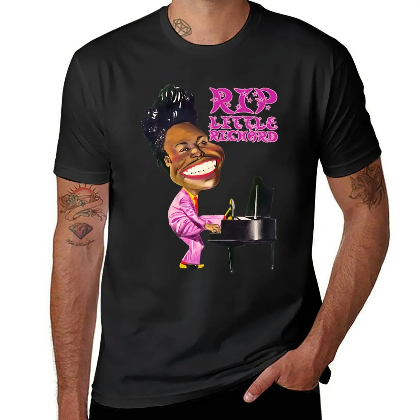 Rip little richard T-Shirt aesthetic clothes summer top new edition customs men workout shirt
Rip little richard T-Shirt aesthetic clothes summer top new edition customs men workout shirt