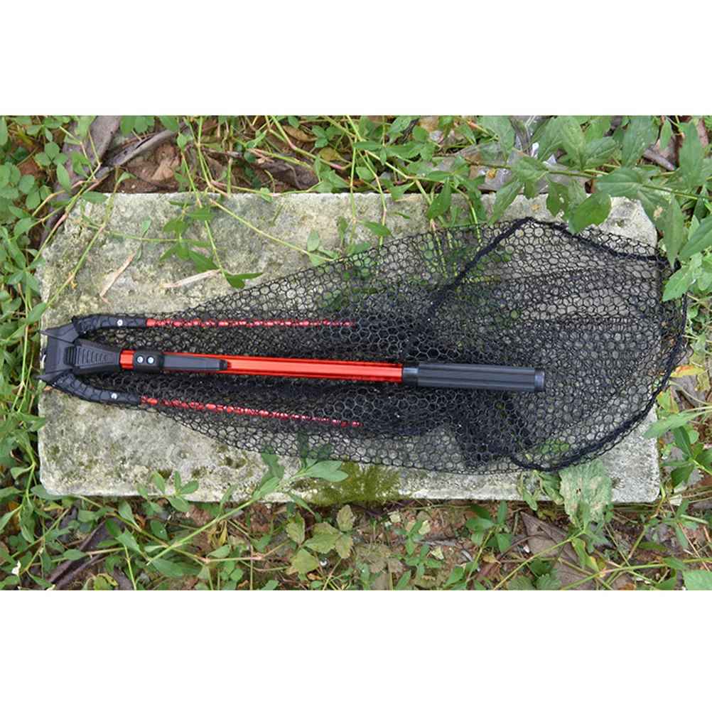 Triangle Folding Net Durable Nylon Hexagonal Fabric Retractable Aluminum Rod Non Slip Fishing Net Waterproof Coating Prevents 
Triangle Folding Net Durable Nylon Hexagonal Fabric Retractable Aluminum Rod Non Slip Fishing Net Waterproof Coating Prevents