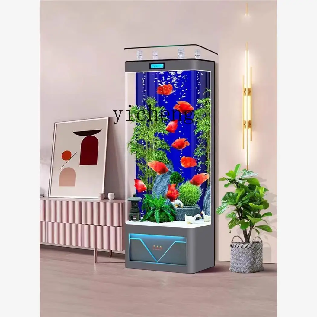 Light Luxury Fish Tank New Model Living Room Home TV Cabinet Side Semi-Circular Floor Glass Aquarium
Light Luxury Fish Tank New Model Living Room Home TV Cabinet Side Semi-Circular Floor Glass Aquarium