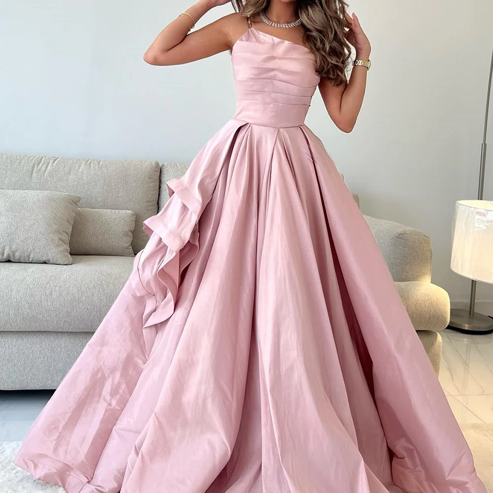 Customized Graceful Strapless Satin Sleeveless Evening Dress High Quality Chapel Train Pleats Photo Color Vestido De Noche
Customized Graceful Strapless Satin Sleeveless Evening Dress High Quality Chapel Train Pleats Photo Color Vestido De Noche