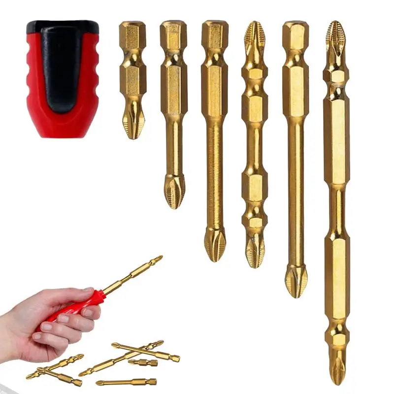Magnetizer For Screwdriver Bits Strong Magnetic Screwdriver Set With 6 Bits Non-Slip Repair Hand Tool Drilling Supplies
Magnetizer For Screwdriver Bits Strong Magnetic Screwdriver Set With 6 Bits Non-Slip Repair Hand Tool Drilling Supplies