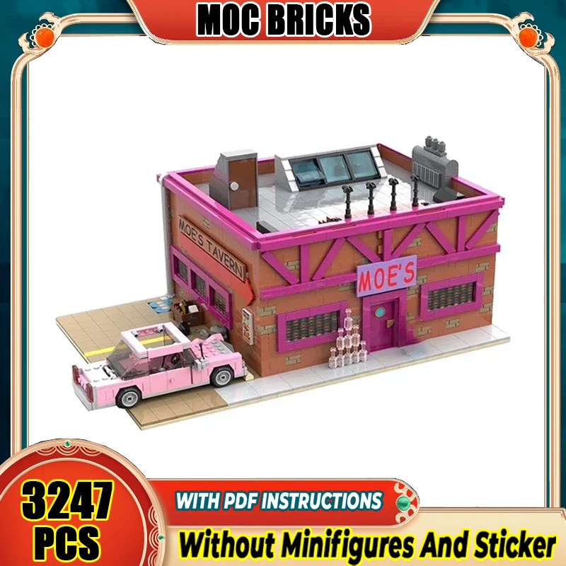 Модель City Street View Moc Building Bricks Springfield Таверна Архитектура Технология Модульный блок Подарок Рождественская игрушка DIY Набор
Модель City Street View Moc Building Bricks Springfield Таверна Архитектура Технология Модульный блок Подарок Рождественская игрушка DIY Набор