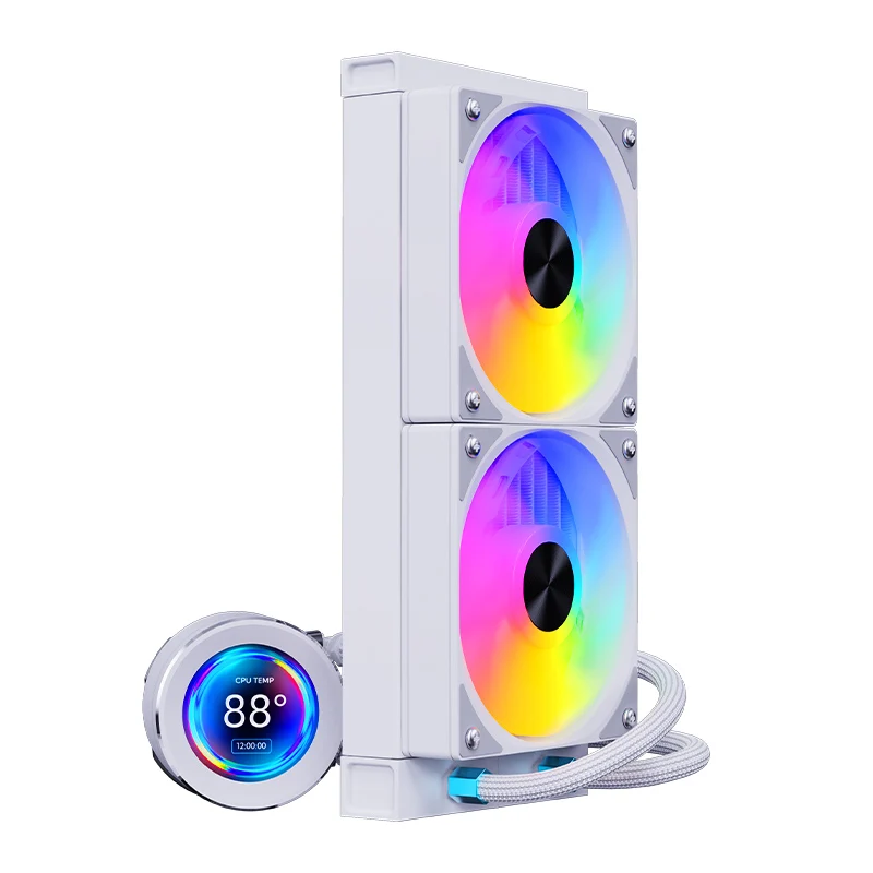 SNOWMAN 240mm RGB LED Processor Ultra-Quiet High-Performance PWM Controlled CPUs Water Cooling System with Heatsink Radiator
SNOWMAN 240mm RGB LED Processor Ultra-Quiet High-Performance PWM Controlled CPUs Water Cooling System with Heatsink Radiator
